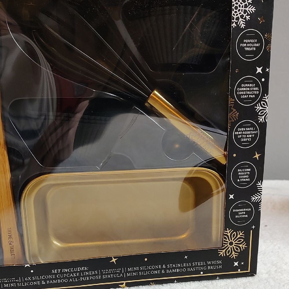 Thyme & Table Gold and Black 11-Piece Mini Baking Set - Picture 3 of 3